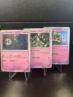 Duskull 018/064, Dusclops 019/064, Dusknoir 020/064 - Pokemon TCG Shrouded Fable - Image 1