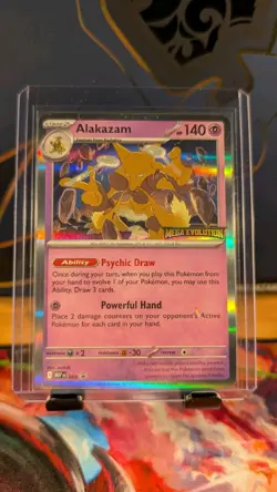 Pokemon TCG Alakazam Holo Rare Black Star Promo - Stamped Mega Evolution - NM/M - Image 1