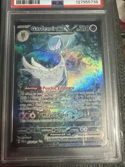 2024 Pokemon Paldean Fates Gardevoir ex Full Art SIR #233/091 PSA 9🔥 - Image 2