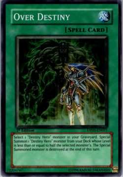 Over Destiny - DP05-EN021 - Super Rare - 1st Edition (NM) - Yugioh - Image 1