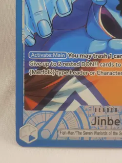 One Piece TCG Jinbei Leader Alt Art OP14-040 - Image 5