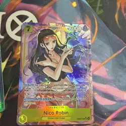 One Piece Nico Robin SR Alt Art AA EB03-055 Heroines edition English - Image 1
