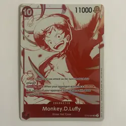 One Piece Card Game - Monkey.D.Luffy (3rd Anniversary Promo) ST10-006 SR Foil NM - Image 1