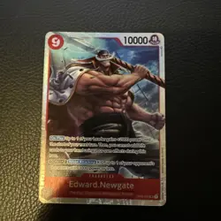 One Piece: Edward.Newgate OP02-004/ ENGLISH / CHARACTER / RED / WHITEBEARD / SR - Image 1