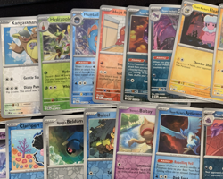 Pokemon Card Bulk lot 50 REVERSE HOLO ONLY -Mixed cards DRI no duplicates - Image 3
