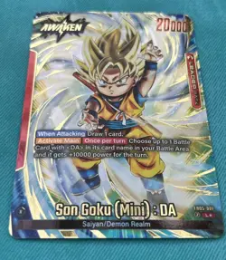 Son Goku (Mini) DA Leader FB05-001 Alt Art New Adventure Dragon Ball Super Card - Image 1