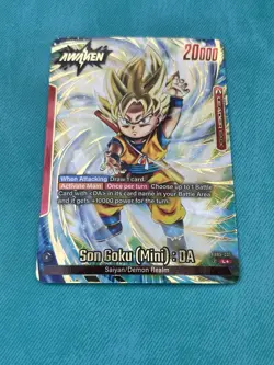 Son Goku (Mini) DA Leader FB05-001 Alt Art New Adventure Dragon Ball Super Card - Image 2