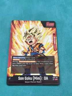Son Goku (Mini) DA Leader FB05-001 Alt Art New Adventure Dragon Ball Super Card - Image 3