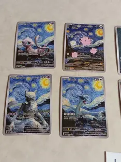 8 Pokemon x Van Gogh Black Star Promo ACG Art Card - read description - Image 2