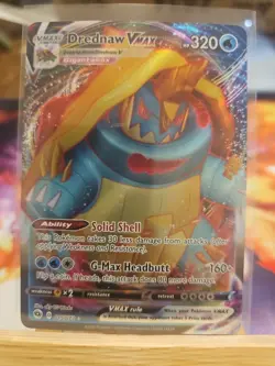 Pokemon TCG Drednaw VMAX Holo Ultra Rare Card Champions Path 015/073 - Image 1