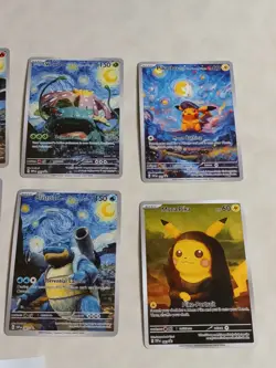 8 Pokemon x Van Gogh Black Star Promo ACG Art Card - read description - Image 3