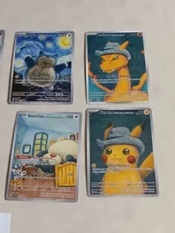 8 Pokemon x Van Gogh Black Star Promo ACG Art Card - read description - Image 3