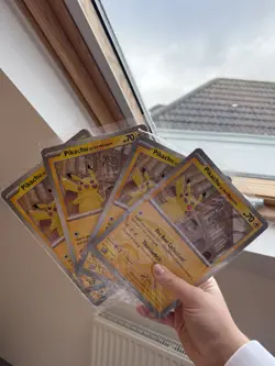 Pokemon x Natural History Museum: Pikachu at the Museum (Sealed) Promo Card X4 - Image 1