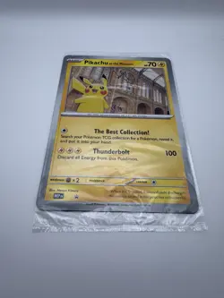 Pokemon x Natural History Museum: Pikachu at the Museum (Sealed) Promo Card X4 - Image 5
