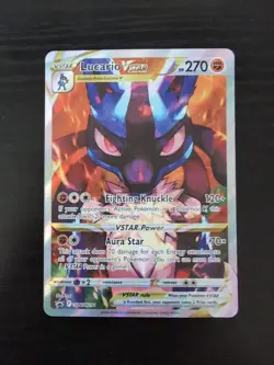 2023 Pokemon Lucario VSTAR SWSH291 Sword & Shield Promo Cards Holo - Image 1