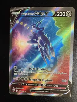NM Origin Forme Dialga V 177/189 Astral Radiance Alternate Art Holo Pokemon Card - Image 1