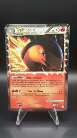 Typhlosion Prime 110/123 — Near Mint — Heart Gold Soul Silver Rare Pokemon Card - Image 1