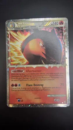 Typhlosion Prime 110/123 — Near Mint — Heart Gold Soul Silver Rare Pokemon Card - Image 2