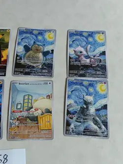 8 Pokemon x Van Gogh Black Star Promo ACG Art Card - read description - Image 3