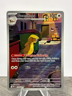 Gumshoos 153/132 - Mega Evolution - Pokemon card - illustration rare - HOLO - Image 1