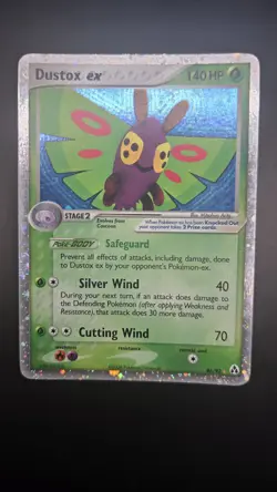 Dustox EX 86/92 — Excellent Condition — Legend Maker — Vintage Pokemon Card - Image 2