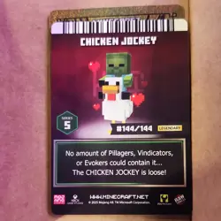 Minecraft Dungeons Arcade Legendary Chicken Jockey Pet Card by Mojang AB - Image 2