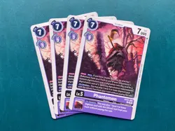 Phantomon BT23-065 Playset Hackers' Slumber Digimon Card Game x4 - Image 1