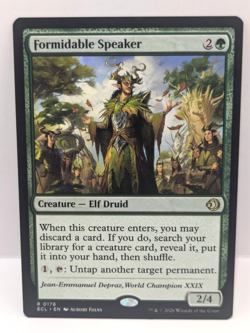 Formidable Speaker - Lorwyn Eclipsed - Rare - Creature - Regular - ECL 176 - Image 1