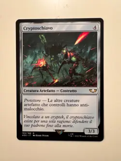 Magic MTG • Cryptoschiavo (Cryptothrall) • Warhammer 155 • R • ITA • MINT - Image 1