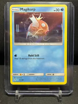 Magikarp 8/18 Holo Pokemon 2019 Detective Pikachu - LP - Image 1