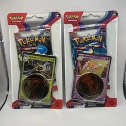 Pokemon TCG Scarlet and Violet booster pack blister lot of 2 - Image 1
