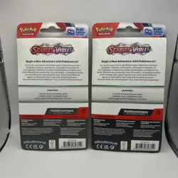 Pokemon TCG Scarlet and Violet booster pack blister lot of 2 - Image 2