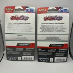 Pokemon TCG Scarlet and Violet booster pack blister lot of 2 - Image 2
