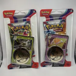 Pokemon TCG Scarlet and Violet booster pack blister lot of 2 - Image 1