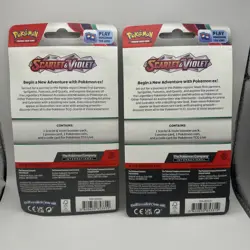 Pokemon TCG Scarlet and Violet booster pack blister lot of 2 - Image 2