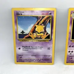 Abra 43/102 & Kadabra 032/102 Base Set Pokemon TCG - Image 2