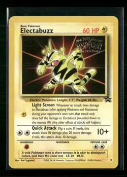 1999 Pokemon WoTC Promo Electabuzz #02/53 Promo Near Mint or Better - Image 1