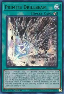 Yugioh! Primite Drillbeam - ROTA-EN060 - Ultra Rare - 1st Edition Near Mint, Eng - Image 1