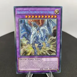 Yugioh Blauaugiger Zwillingsausbruch-Drache MP17-DE056 Secret Rare NM/EX - Image 2