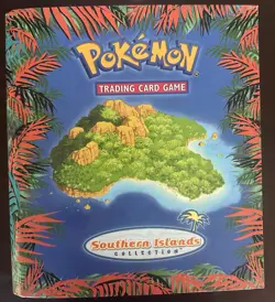 2001 Vintage Pokemon Southern Islands Binder " NO CARD'S " Binder Only - Image 1