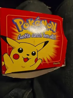 1999 Burger King Pokemon Pikachu 23K Gold Trading Card w/ Original Box Sealed - Image 2