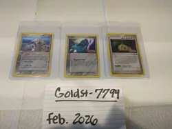 Pokemon Power Keepers Aggron, Beldum, Root Fossil Card Lot (2007) - Image 1