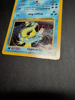 Pokemon Gyarados Base Set 6/102 Holo Rare English 1999 Wizards Card HP - Image 5