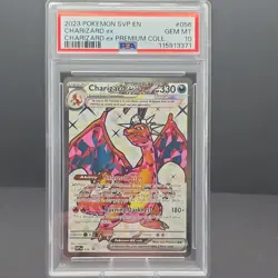 Pokemon TCG Charizard ex 056 Scarlet & Violet Promo Holo Card Stock PSA 10 - Image 1
