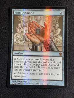 MTG - From The Vault: Relics - Mox Diamond # 10 M Foil, LP 🔮💎 - Image 3