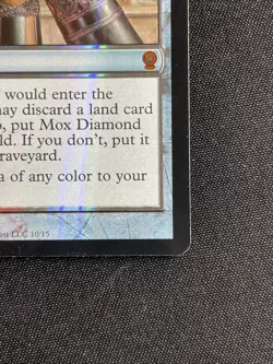 MTG - From The Vault: Relics - Mox Diamond # 10 M Foil, LP 🔮💎 - Image 5