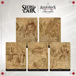MTG Secret Lair Assassin's Creed Da Vinci's Designs Borderless Reg MIB Ltd Ed. - Image 3