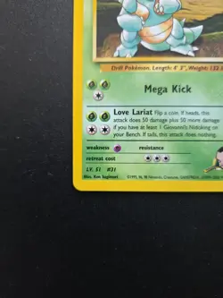 2000 Pokemon TCG Gym Challenge Non Holo Giovanni's Nidoqueen 23/132 - Image 2
