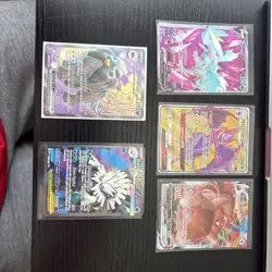 Pokemon Card Lot 5 English IR NM Kyurem Naganadel Greedent Mabosstiff MEGa - Image 1