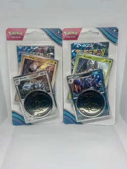 Pokemon TCG - Twilight Masquerade - Checklane Blister Sets -Steelix & Lokix - Image 1